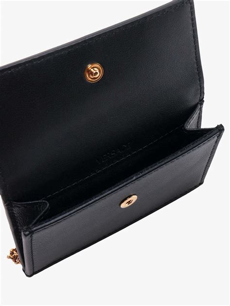 mens versace card holder|men's designer card holder wallet.